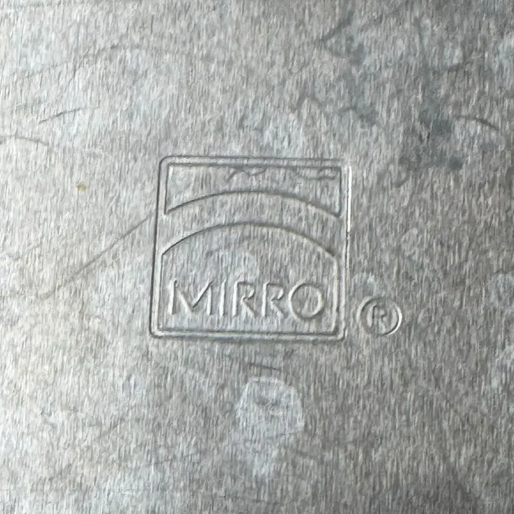 Vintage 9x13 Mirro Aluminum Cake Baking Lasagna Pan Snap On Lid Mid Century READ